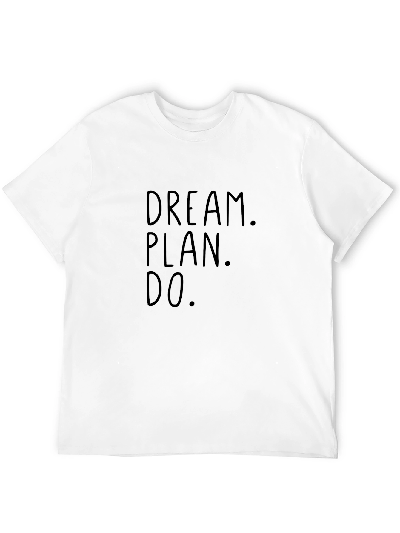 Dream Plan Do Black Graphic Tee