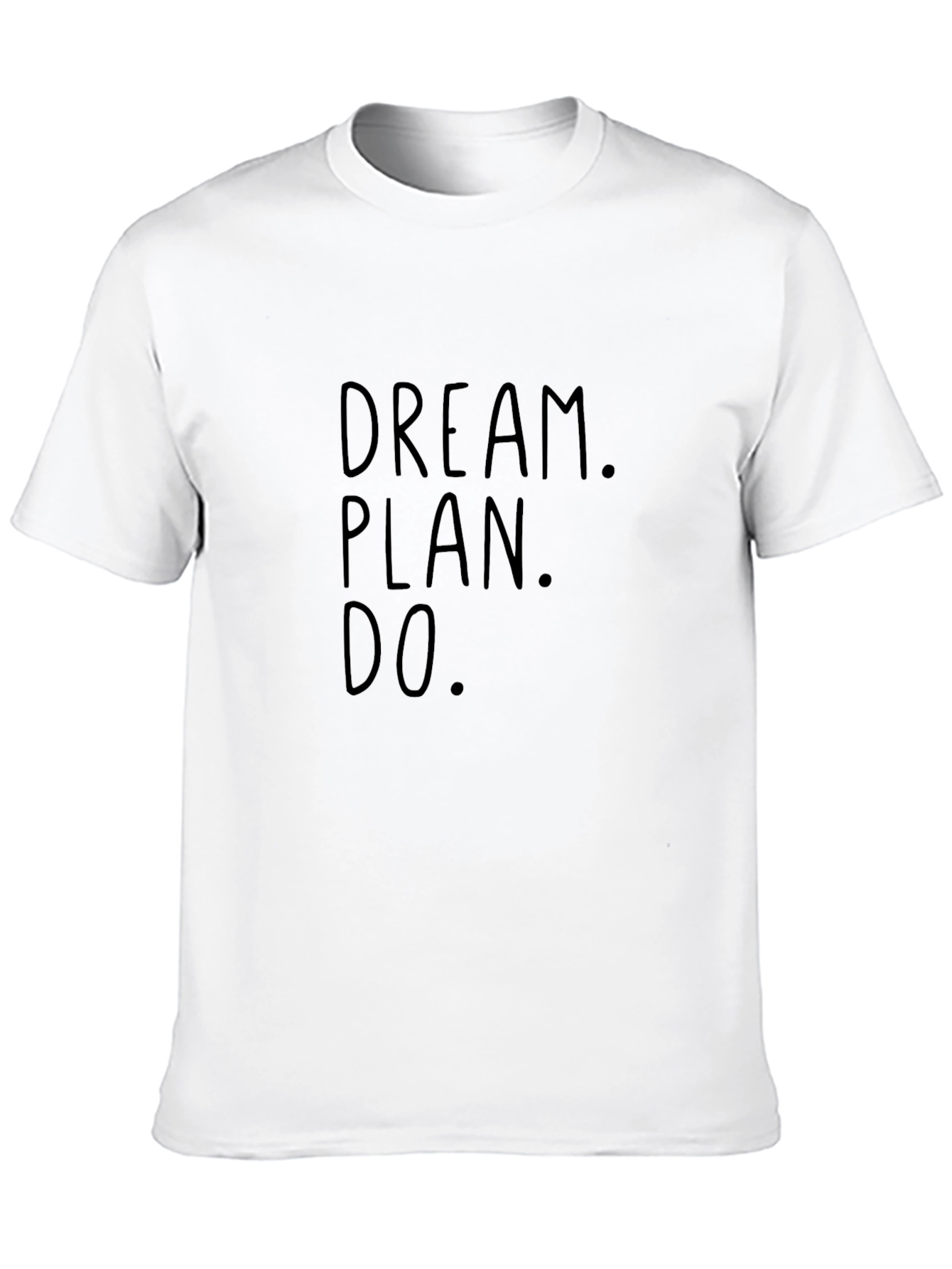 Dream Plan Do Black Graphic Tee