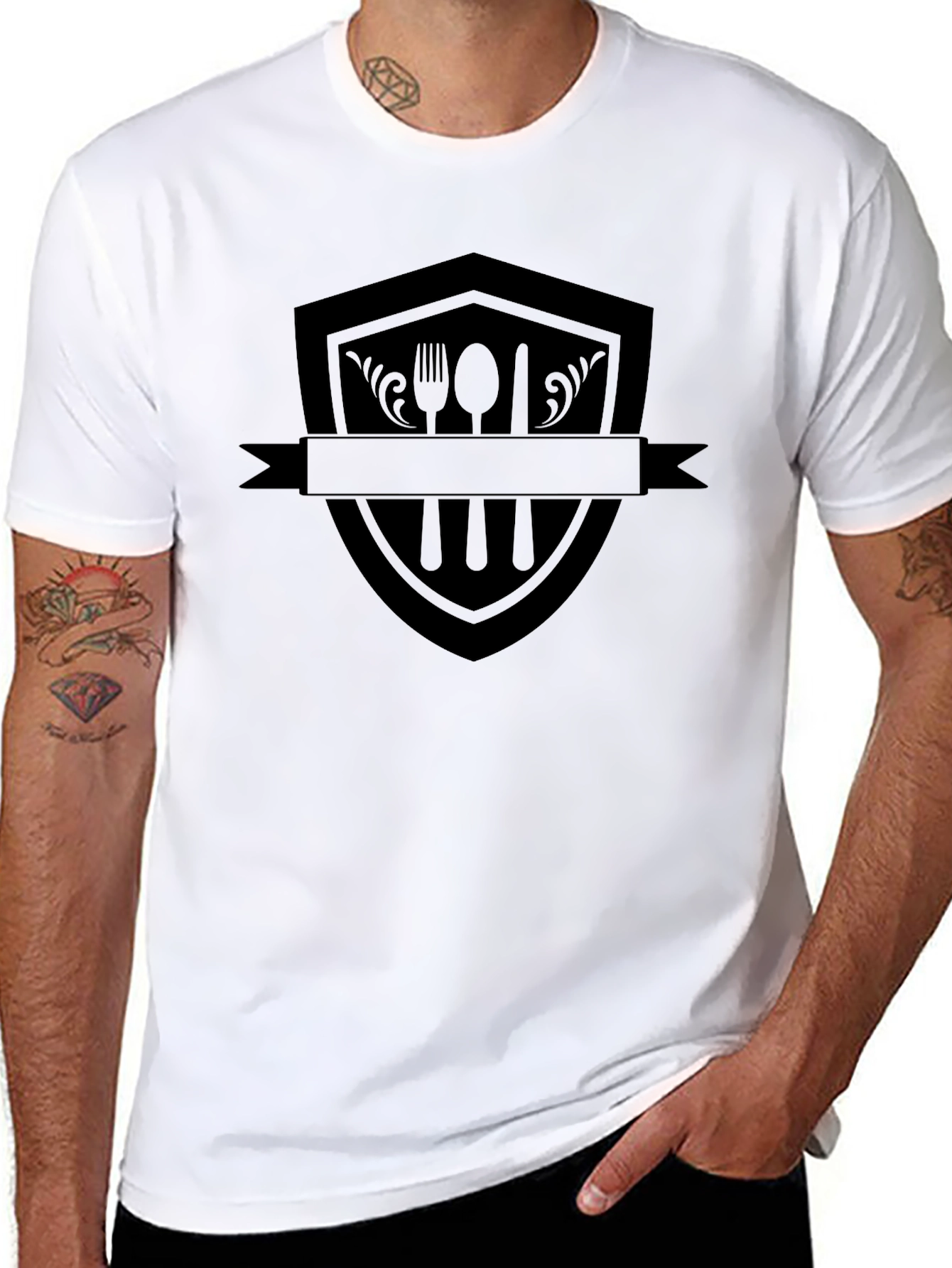Chefs Shield T-Shirt - Culinary Pride