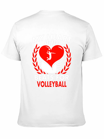 Volleyball Heartbeat Graphic Tee