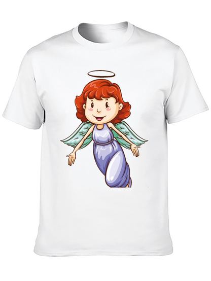 Angel Graphic Black T-Shirt