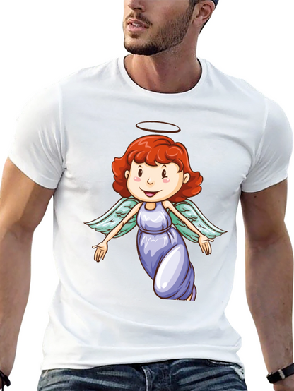 Angel Graphic Black T-Shirt