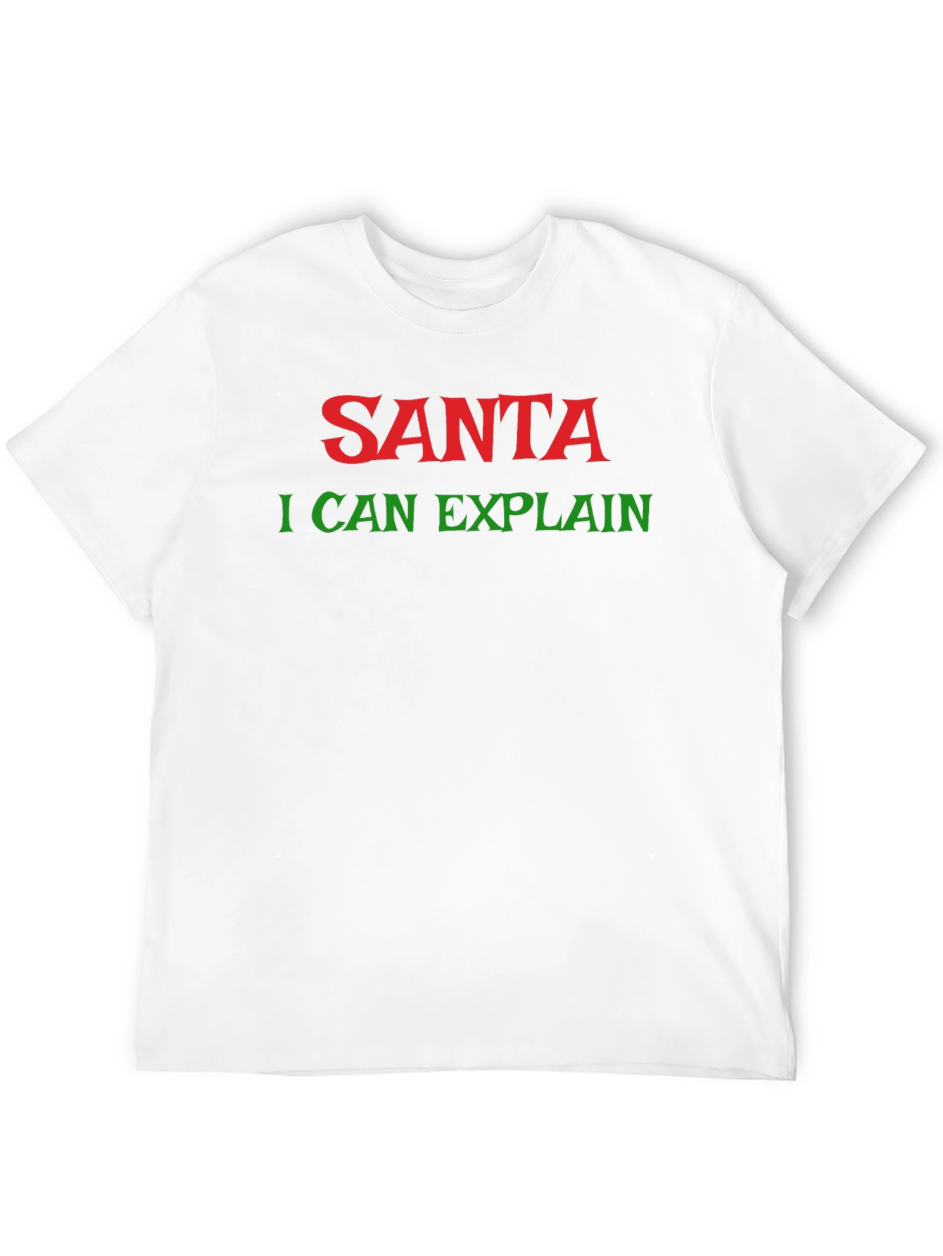 Santa I Can Explain Holiday T-Shirt - Christmas Apparel