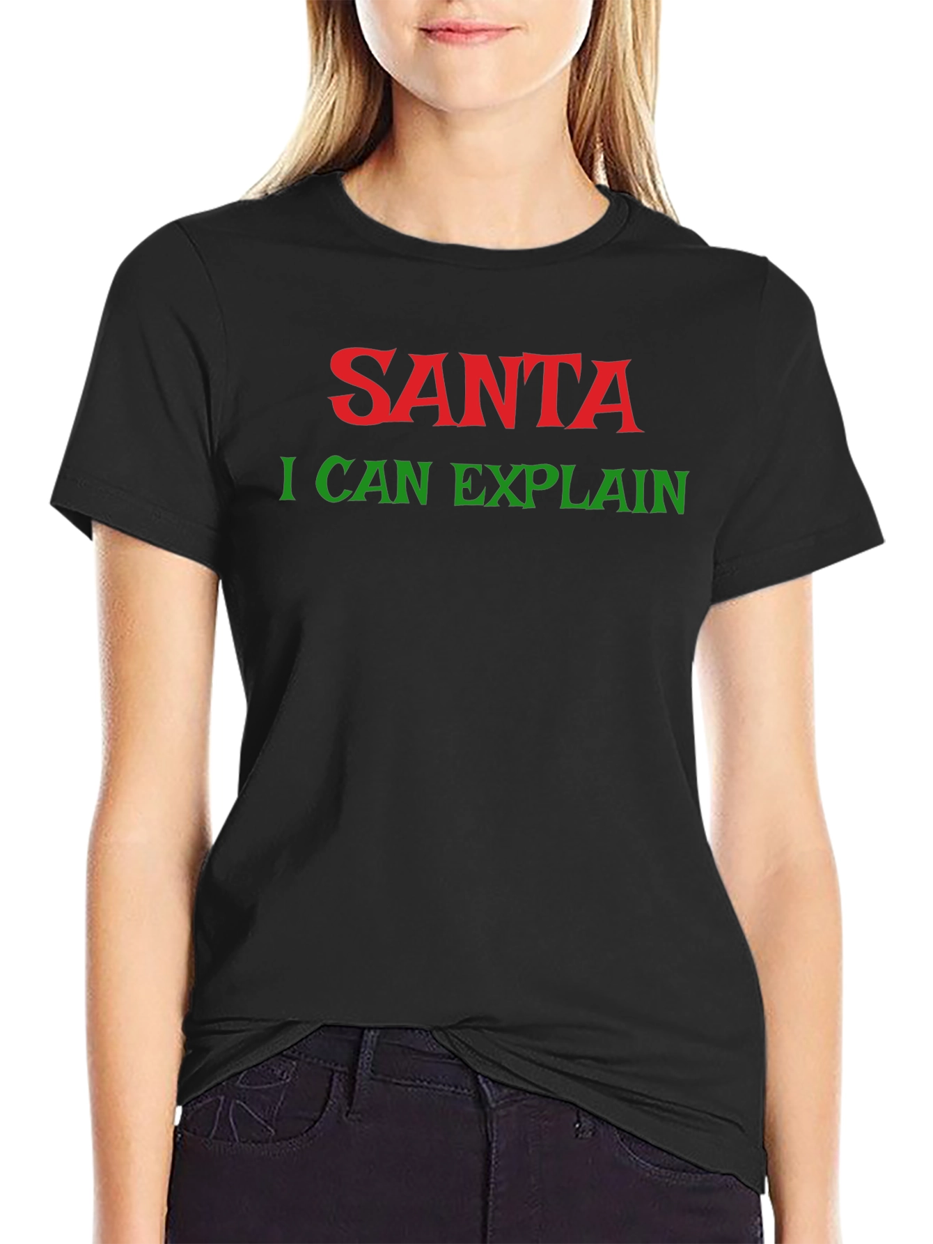Santa I Can Explain Holiday T-Shirt - Christmas Apparel