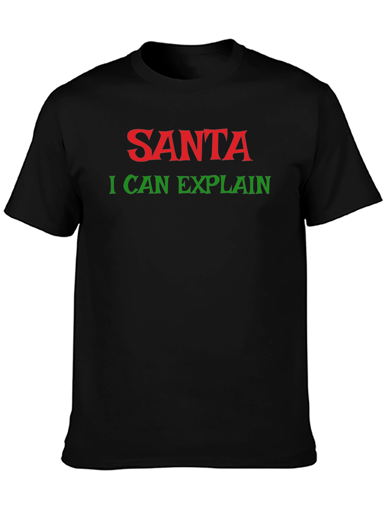 Santa I Can Explain Holiday T-Shirt - Christmas Apparel