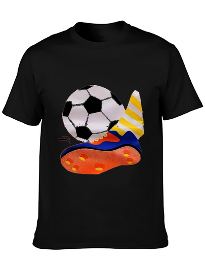 Soccer Ball & Shoe Graphic T-Shirt