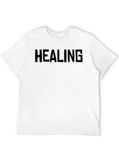 Healing T-Shirt - Bold Black Graphic Tee