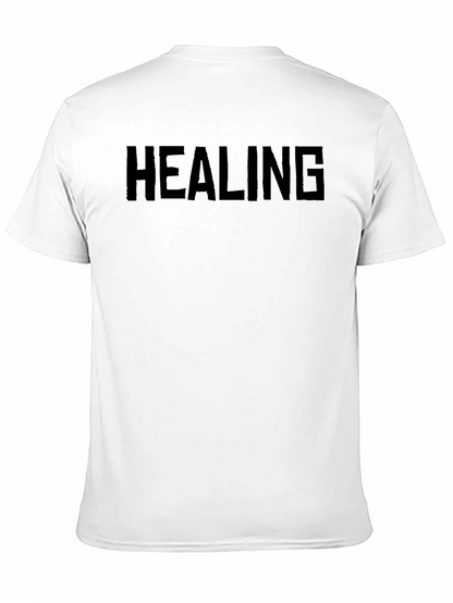 Healing T-Shirt - Bold Black Graphic Tee