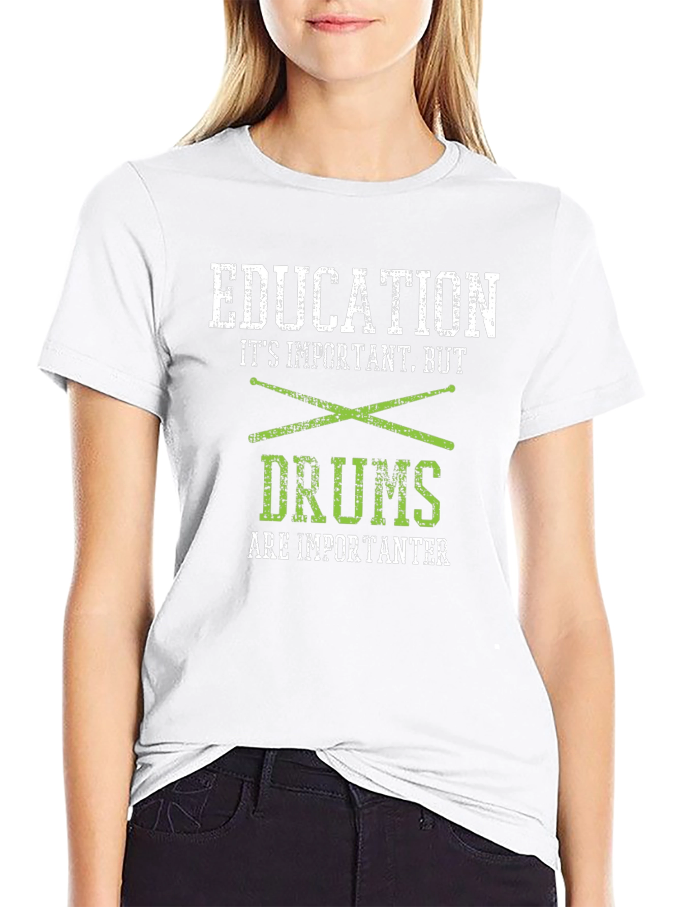Education But Drums Are Importanter T-Shirt