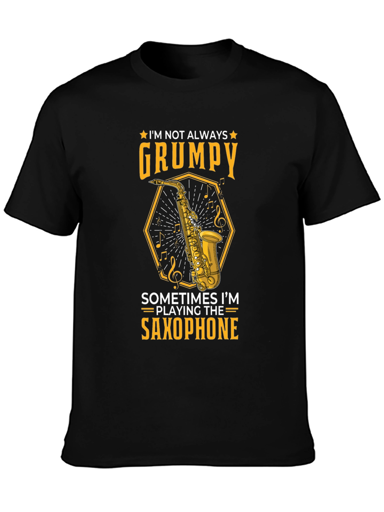 Grumpy Saxophone Player T-Shirt