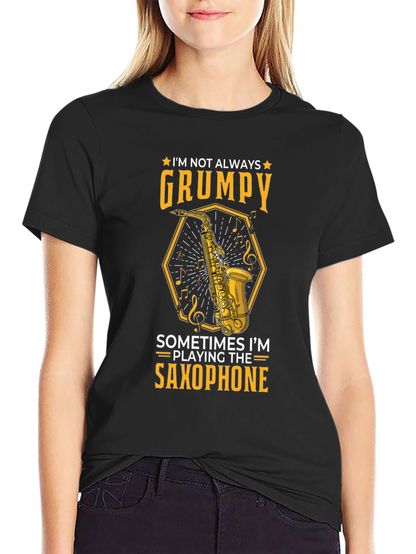 Grumpy Saxophone Player T-Shirt