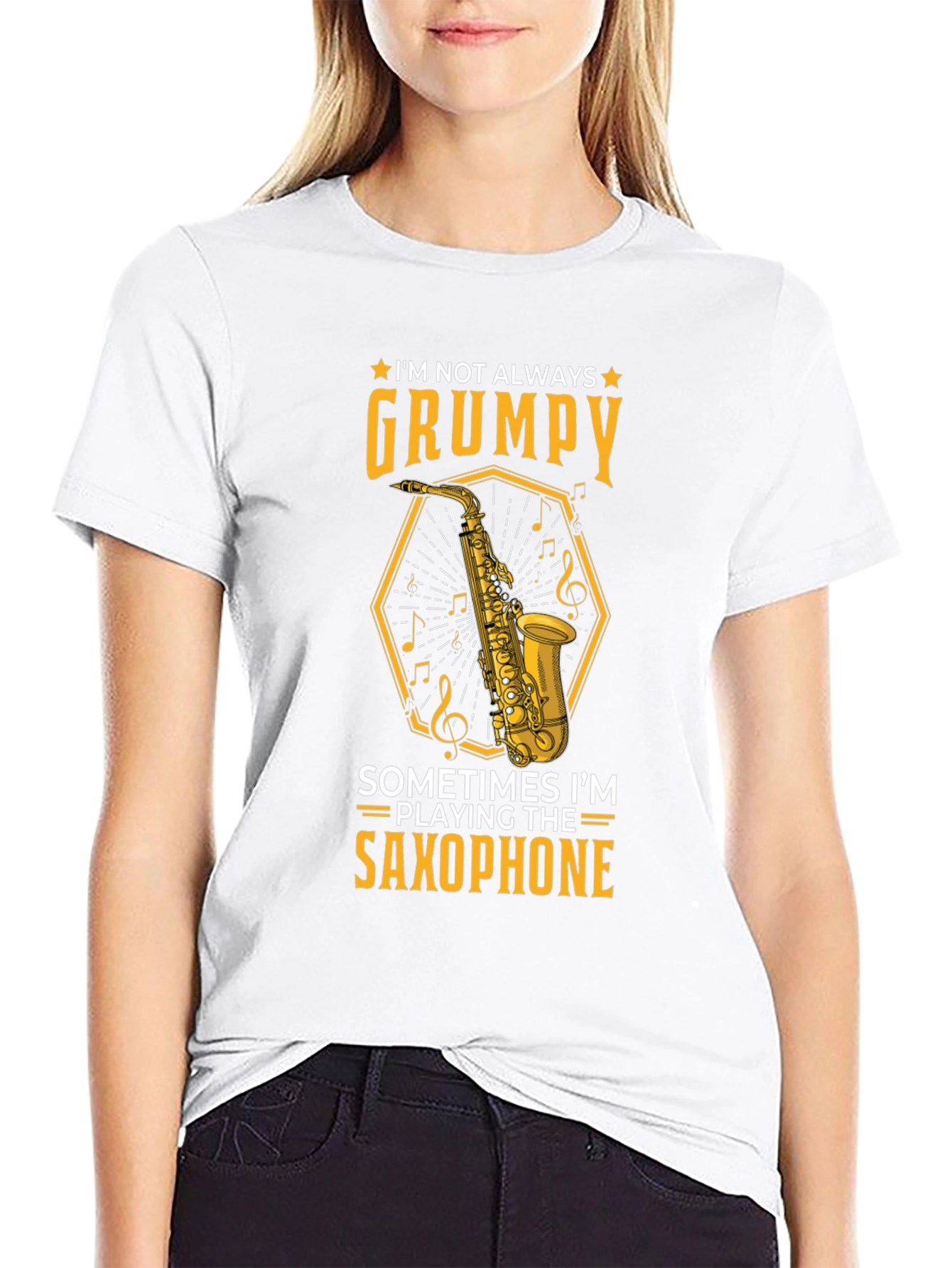 Grumpy Saxophone Player T-Shirt