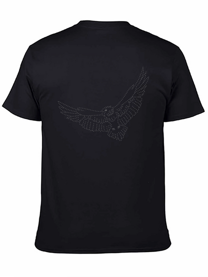 Mens Black Eagle Graphic Tee