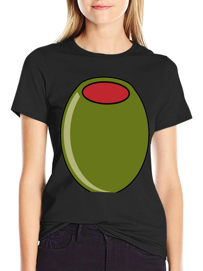 Olive Graphic Tee - Funny Food T-Shirt