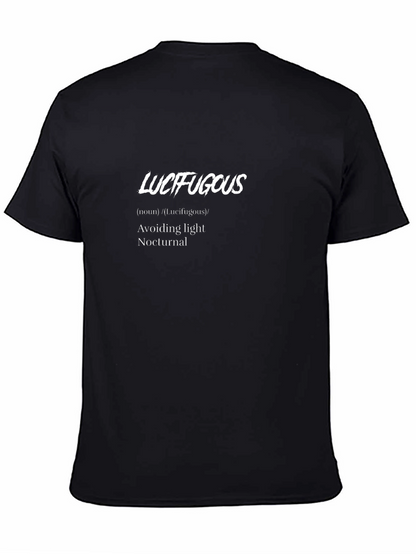 Lucifugous Definition Black T-Shirt