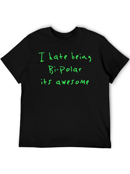 Bi-Polar Awesome Black T-Shirt