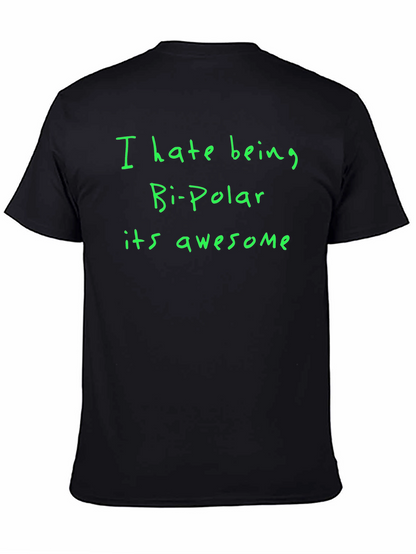 Bi-Polar Awesome Black T-Shirt