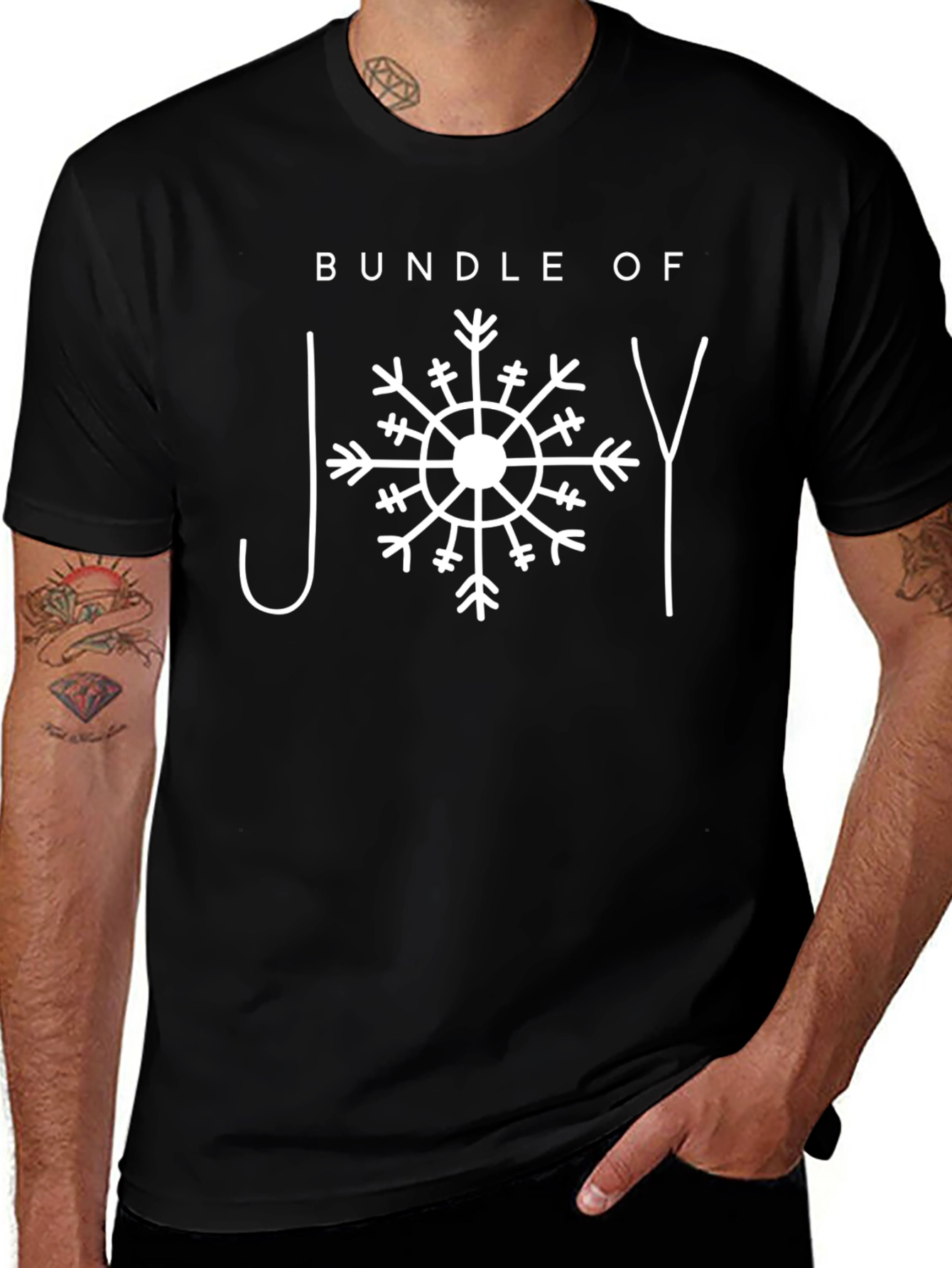 Bundle of Joy Snowflake Graphic T-Shirt