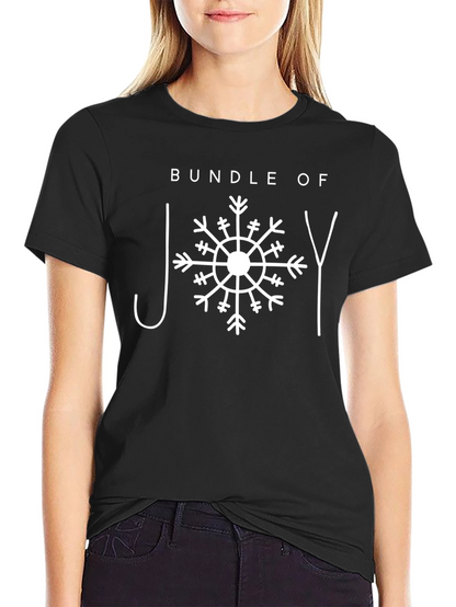 Bundle of Joy Snowflake Graphic T-Shirt