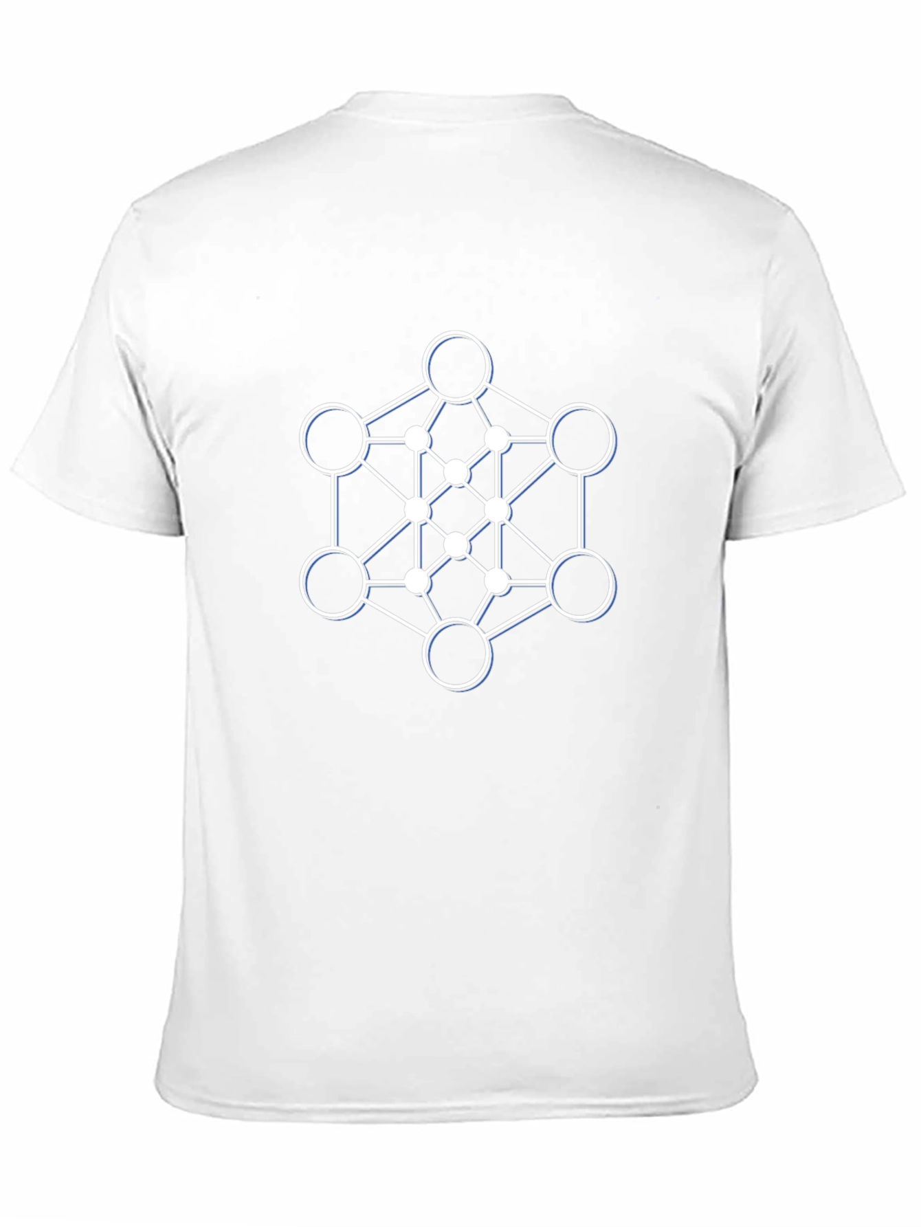 Geometric Design Black T-Shirt - Modern Style