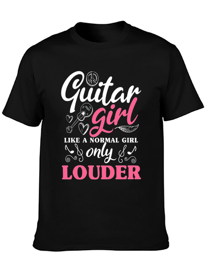 Guitar Girl T-Shirt - Loud & Proud Musician Tee