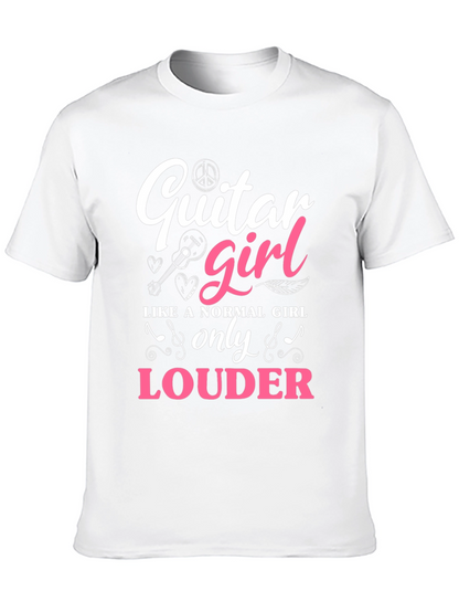Guitar Girl T-Shirt - Loud & Proud Musician Tee