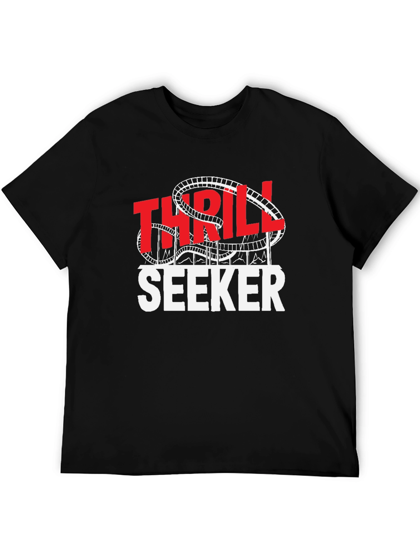 Thrill Seeker Graphic Tee | Roller Coaster Theme
