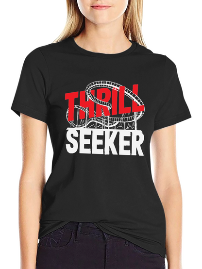 Thrill Seeker Graphic Tee | Roller Coaster Theme