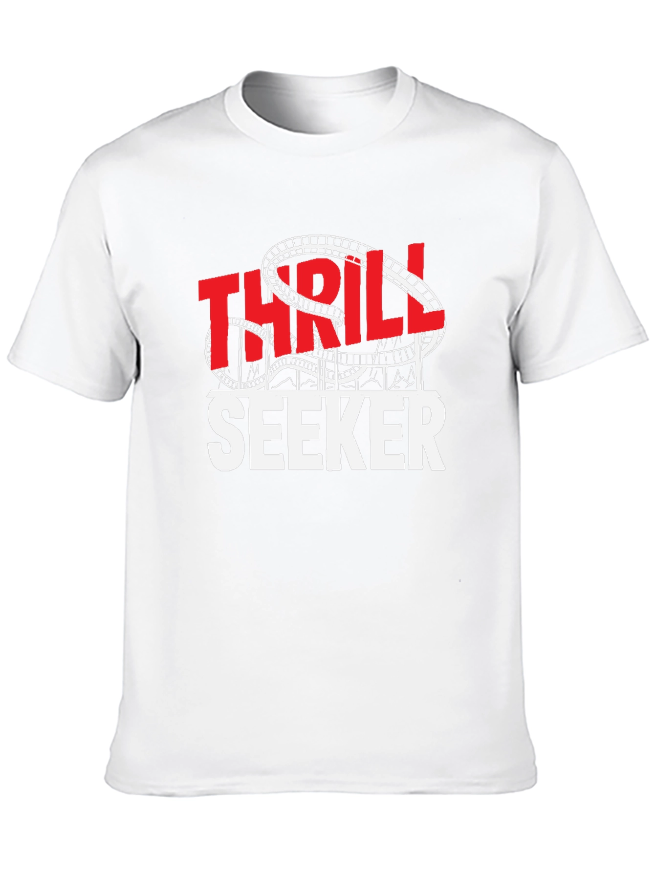Thrill Seeker Graphic Tee | Roller Coaster Theme