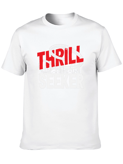 Thrill Seeker Graphic Tee | Roller Coaster Theme