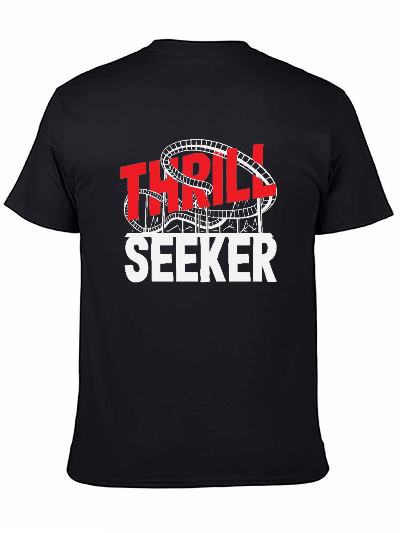 Thrill Seeker Graphic Tee | Roller Coaster Theme