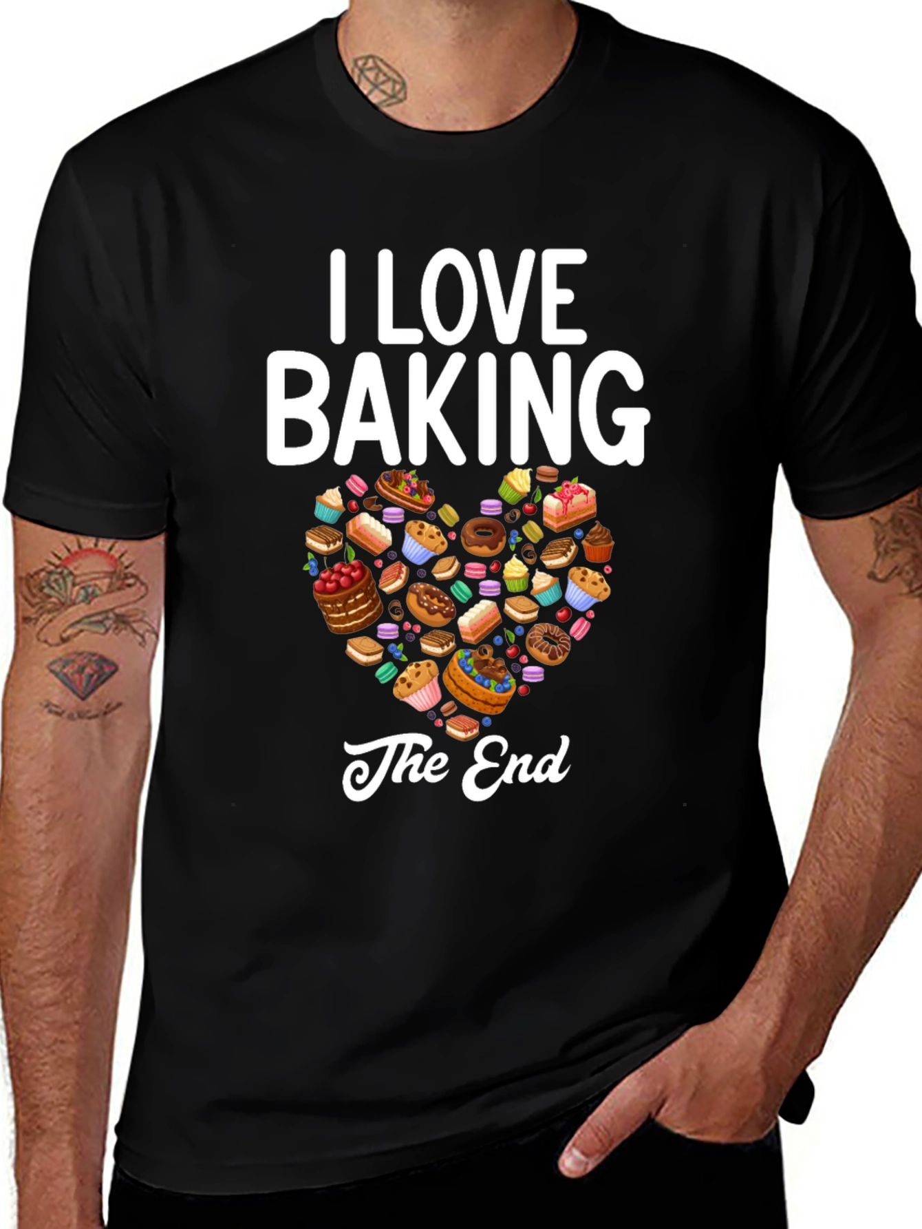 I Love Baking Graphic T-Shirt