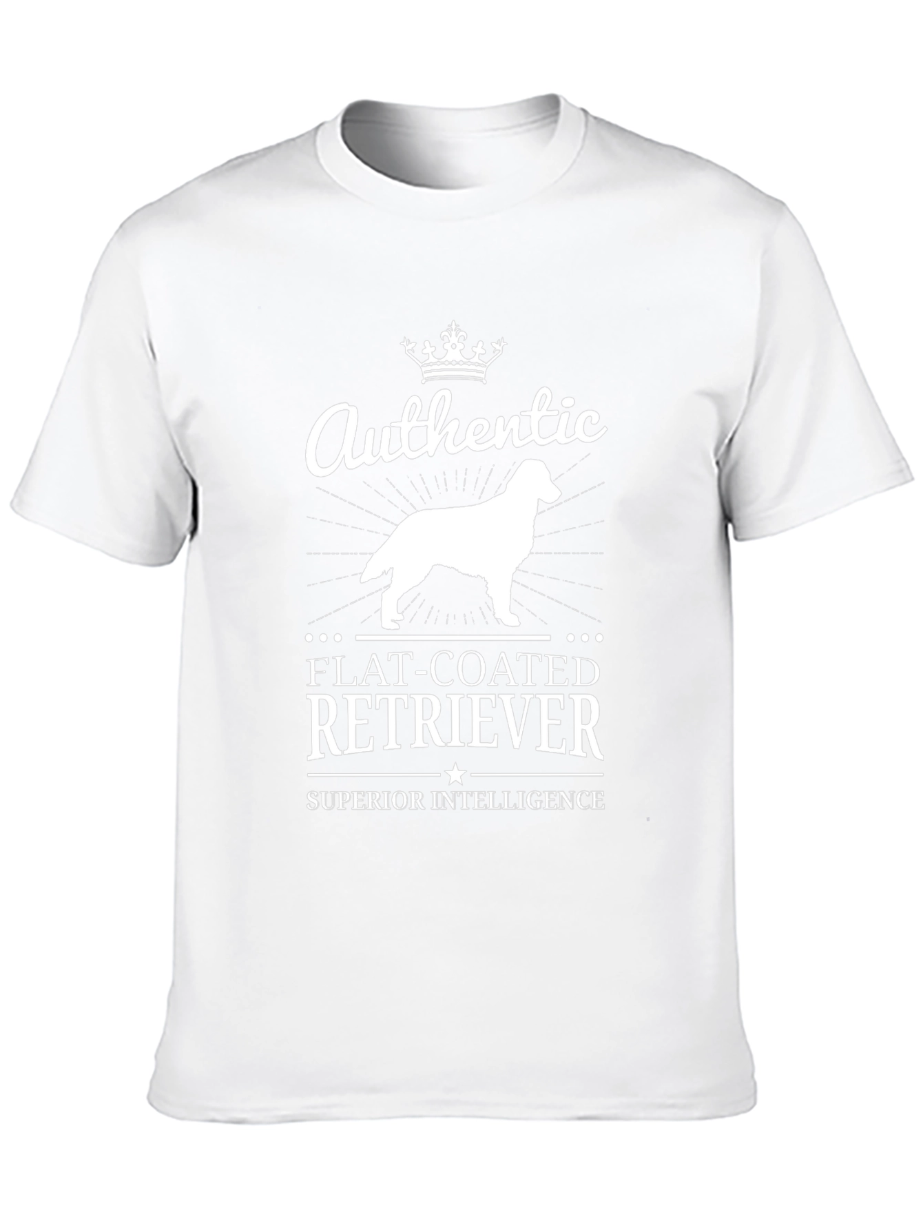 Authentic Flat-Coated Retriever Superior Intelligence T-Shirt