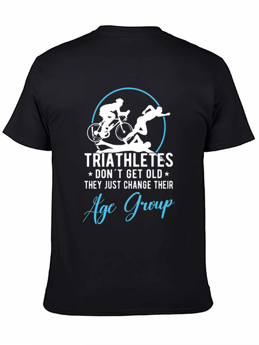Triathletes Age Group T-Shirt - Black