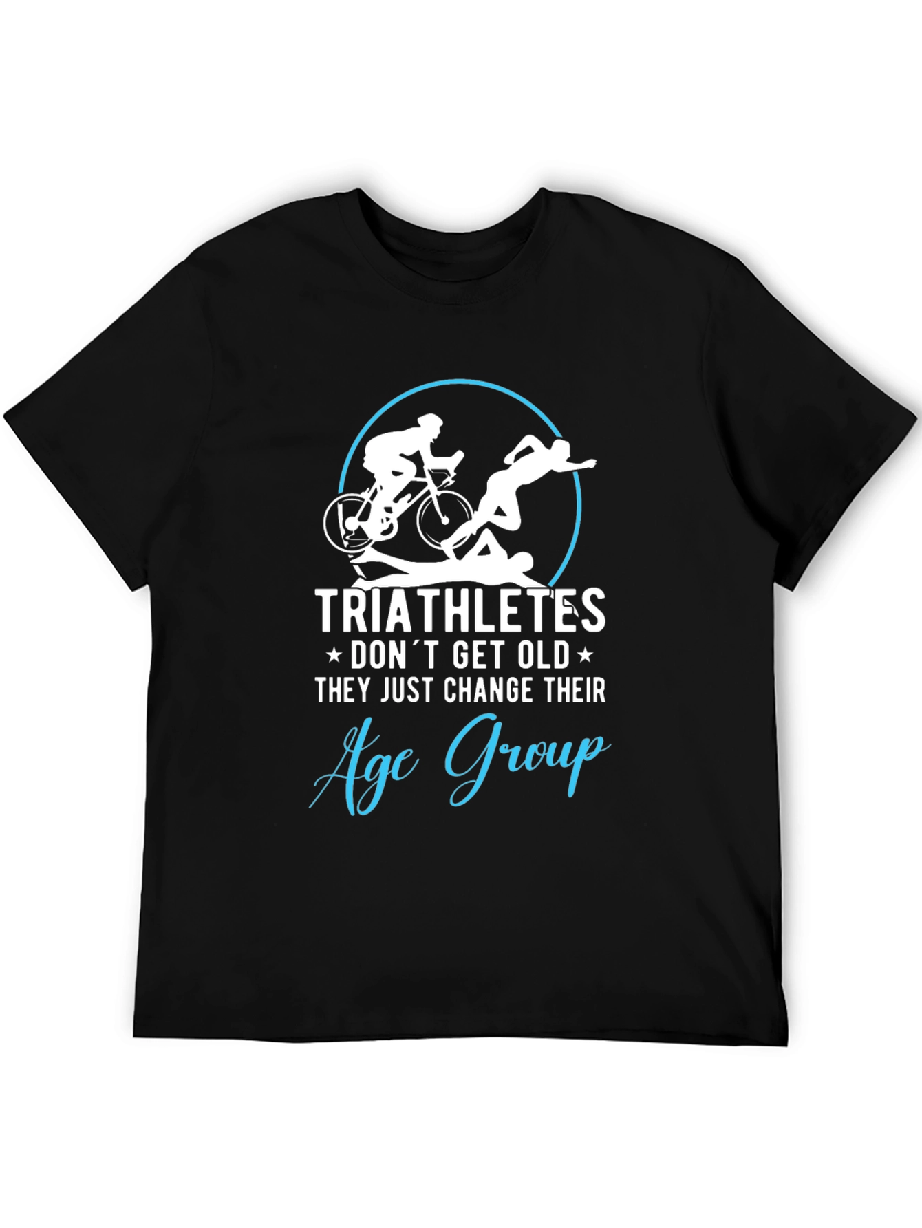 Triathletes Age Group T-Shirt - Black