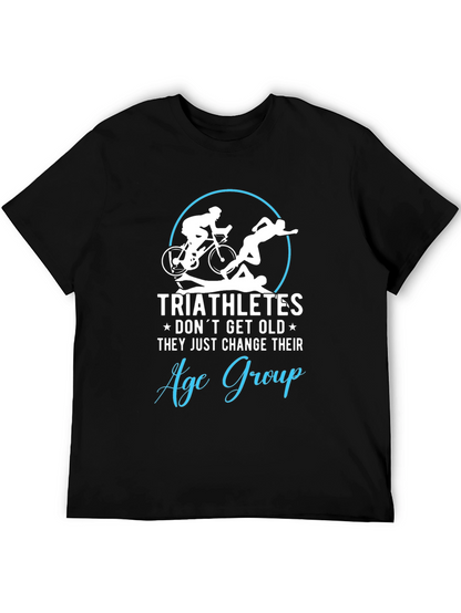 Triathletes Age Group T-Shirt - Black