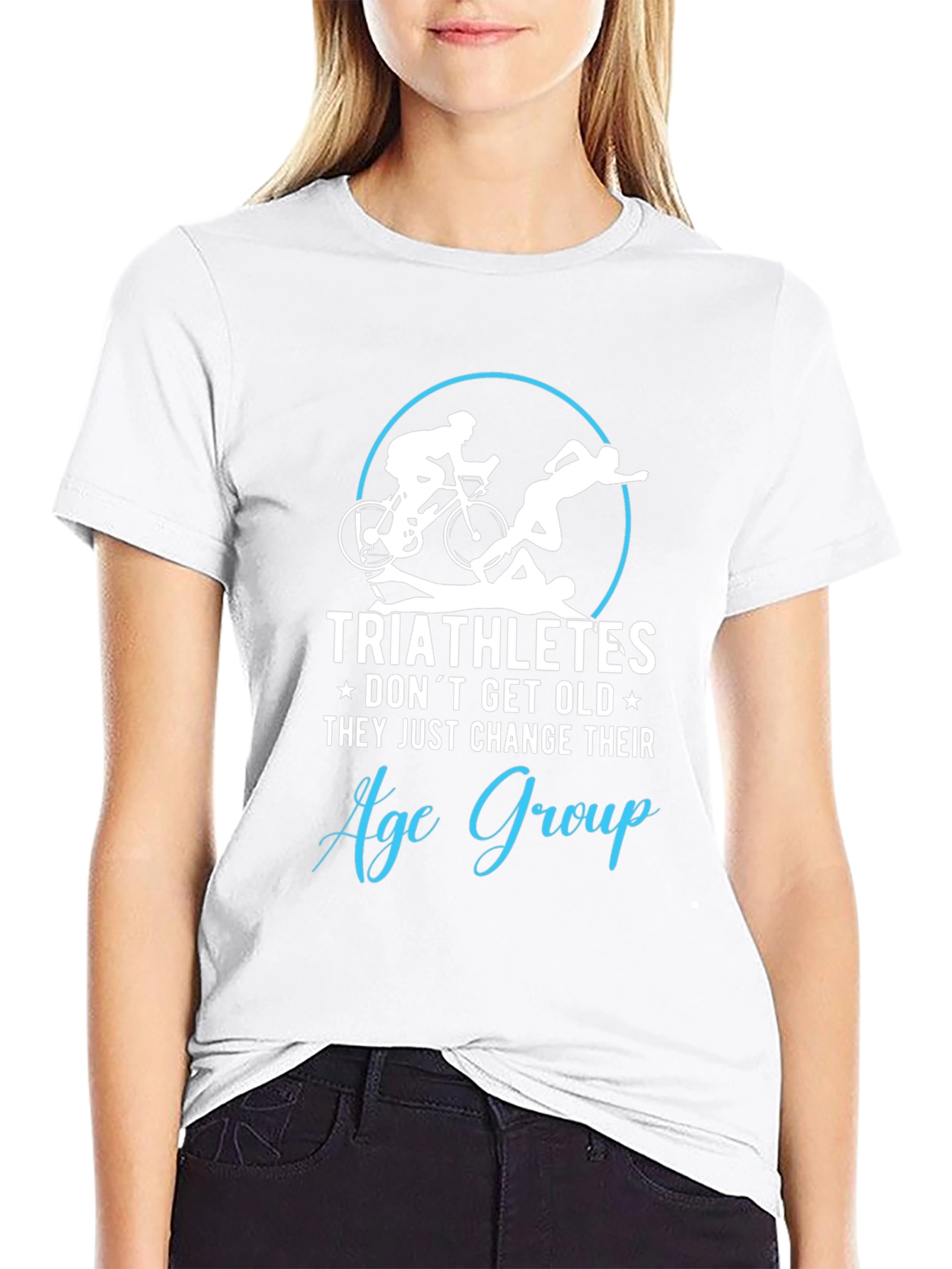 Triathletes Age Group T-Shirt - Black