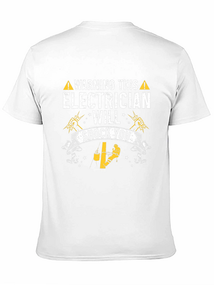 Warning Electrician T-Shirt