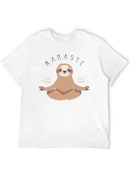 Namaste Sloth Meditation T-Shirt