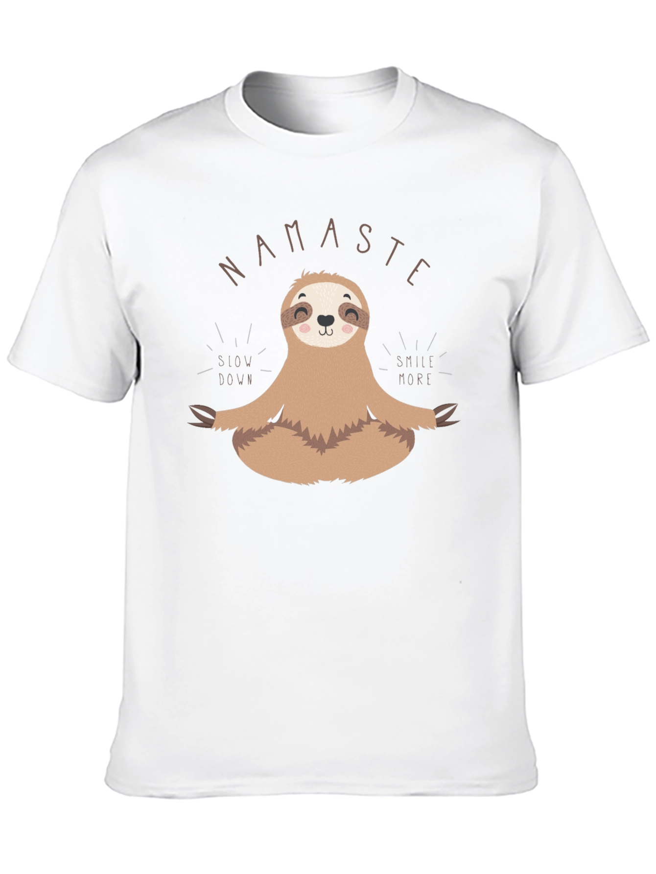 Namaste Sloth Meditation T-Shirt