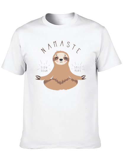 Namaste Sloth Meditation T-Shirt