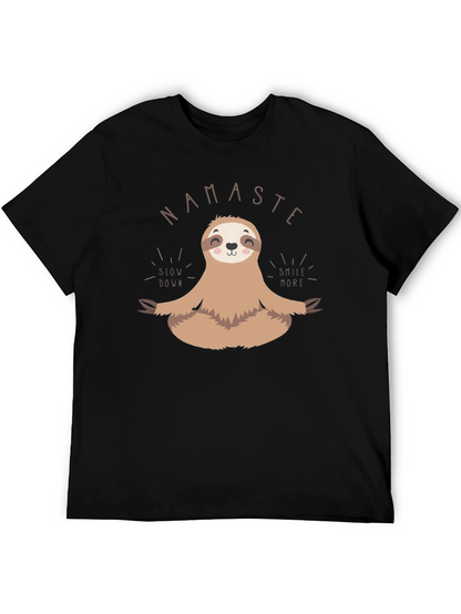 Namaste Sloth Meditation T-Shirt
