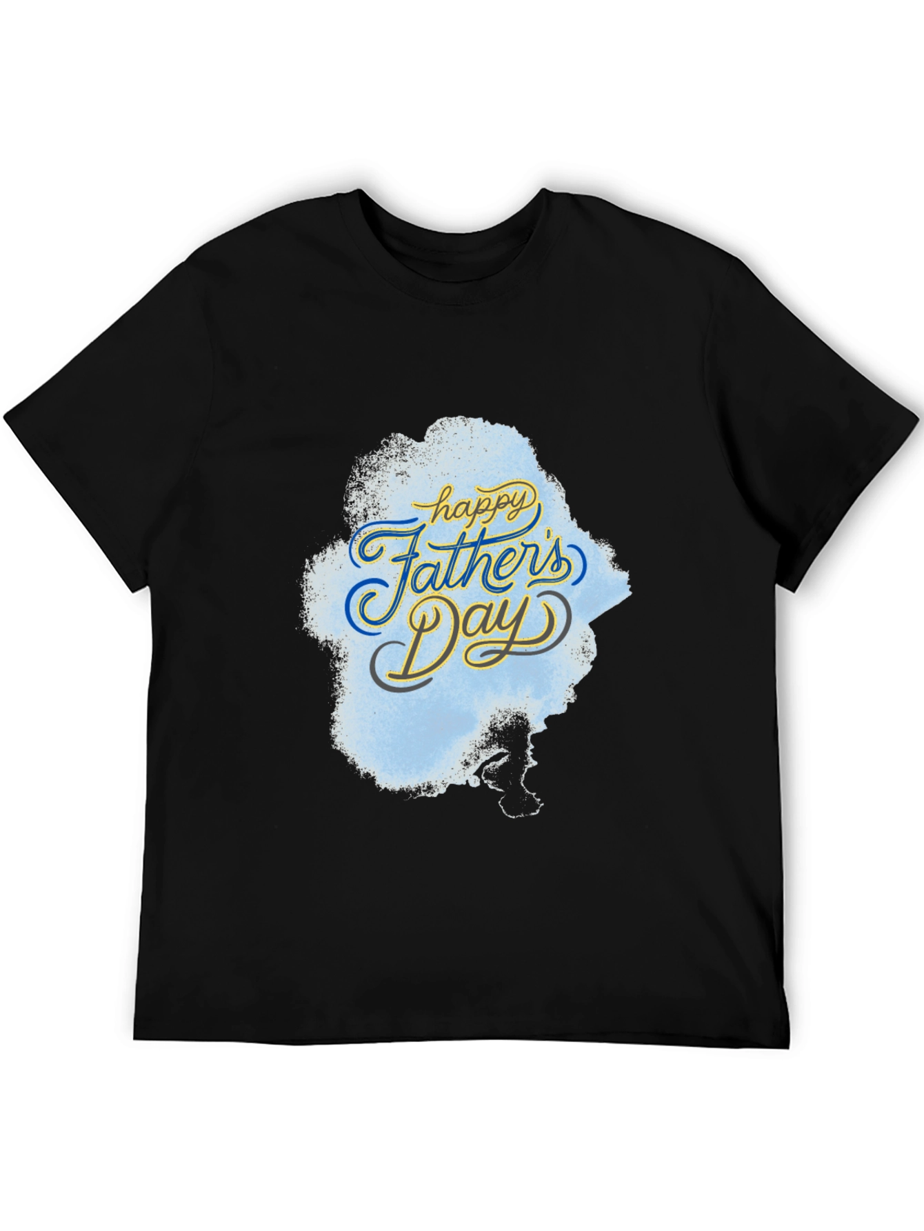 Happy Fathers Day Black T-Shirt