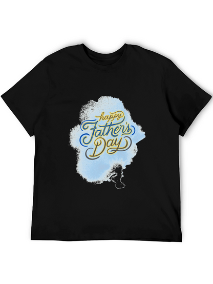 Happy Fathers Day Black T-Shirt