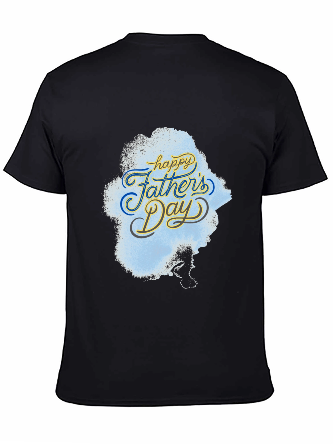 Happy Fathers Day Black T-Shirt