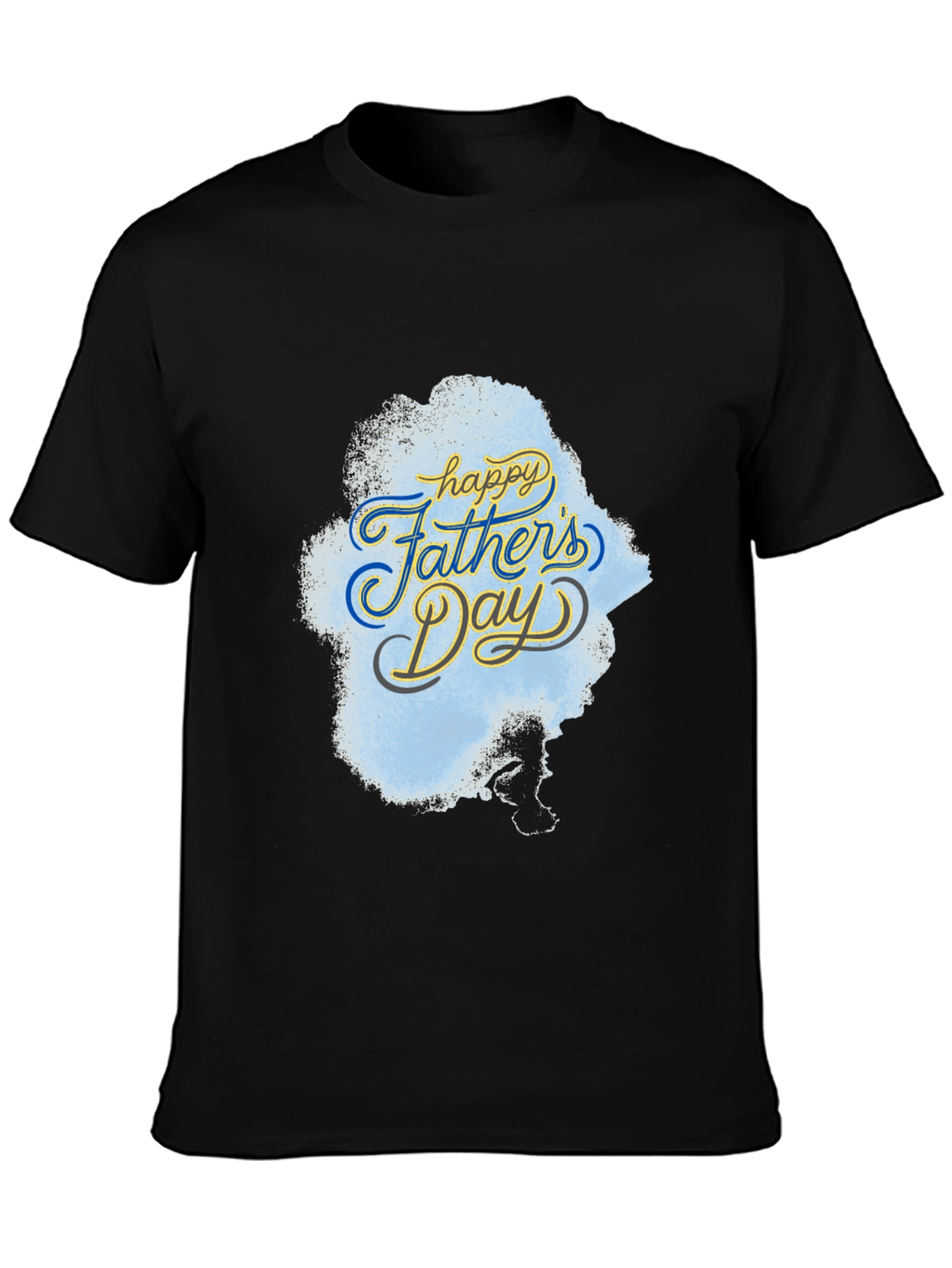 Happy Fathers Day Black T-Shirt