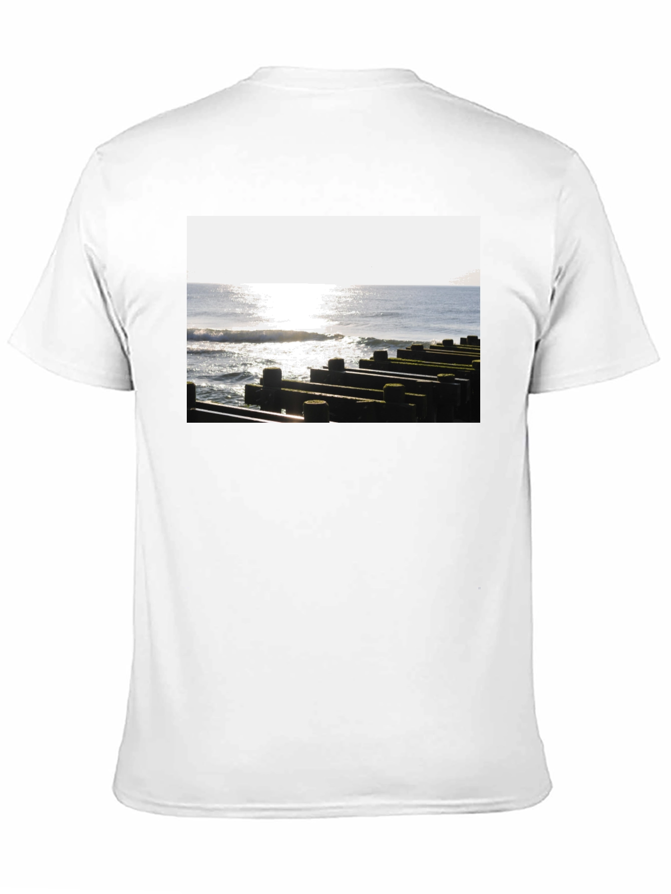 Ocean View Graphic Tee - Unisex Black T-Shirt