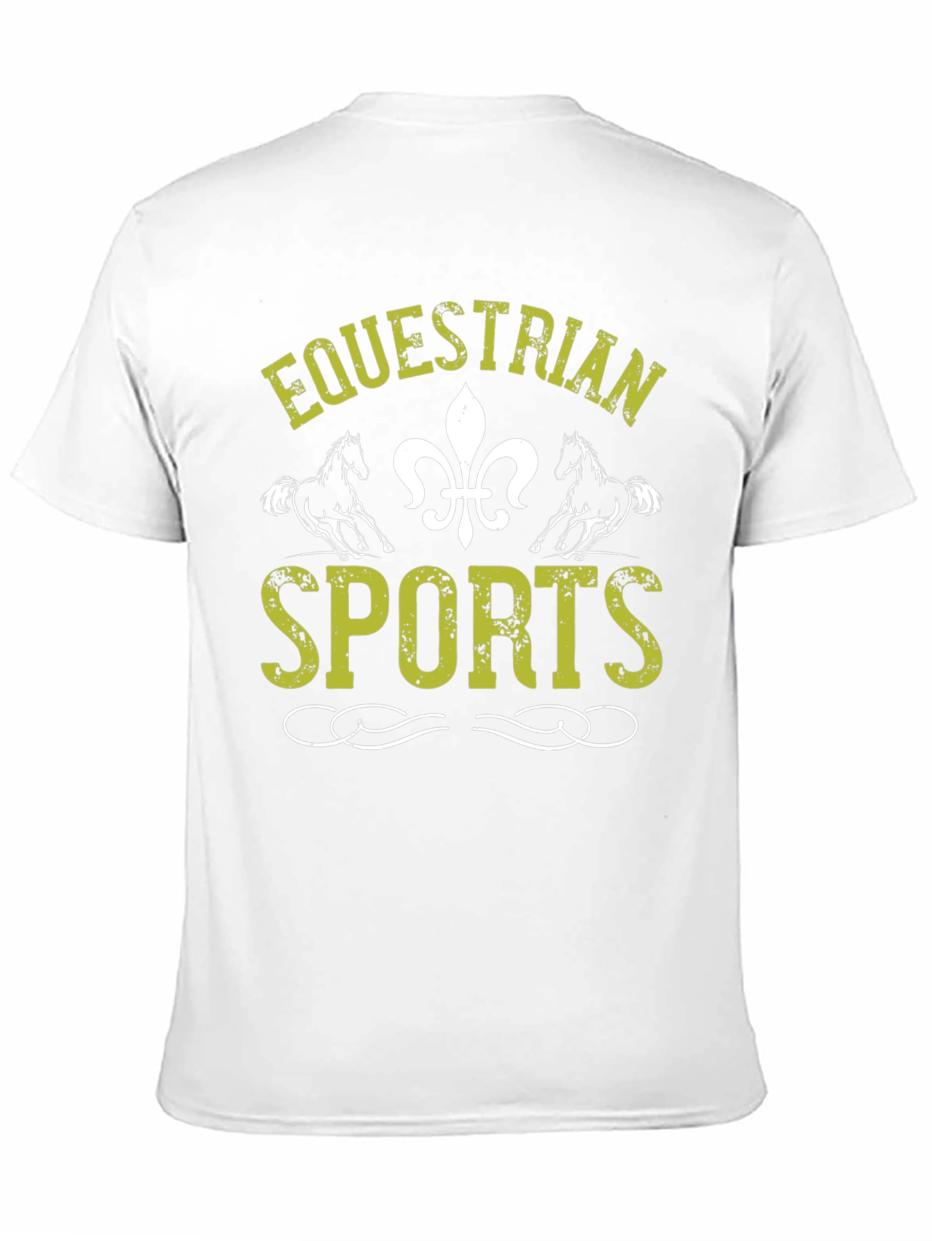 Equestrian Sports Graphic Print T-Shirt