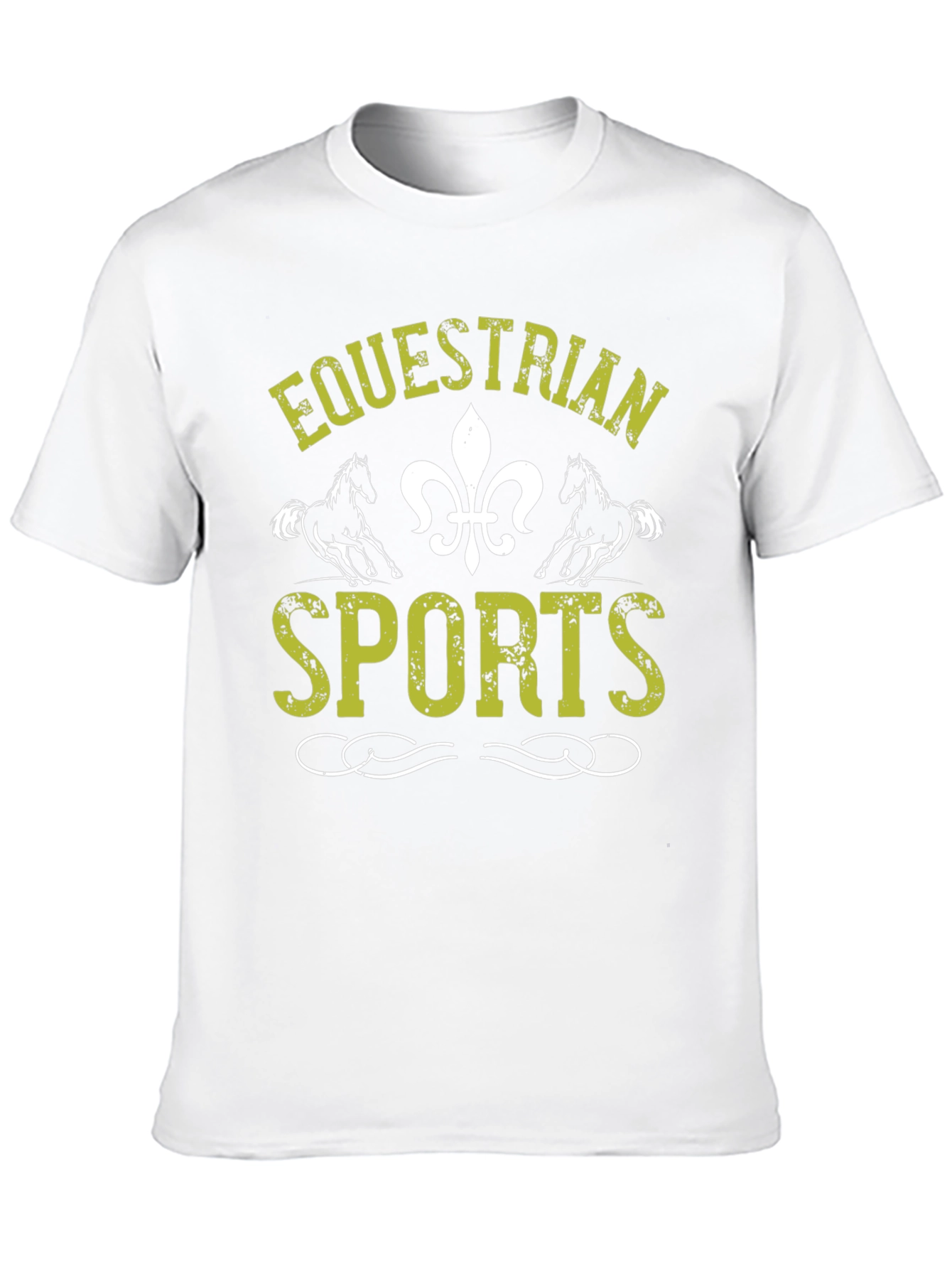 Equestrian Sports Graphic Print T-Shirt