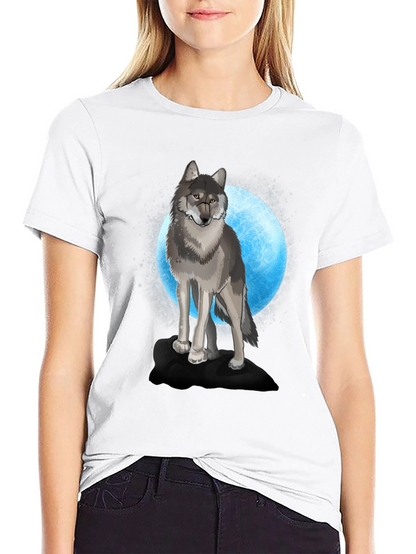 Wolf Moon Graphic T-Shirt